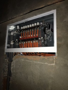 Sistem de incalzire prin pardoseala vila Corbeanca