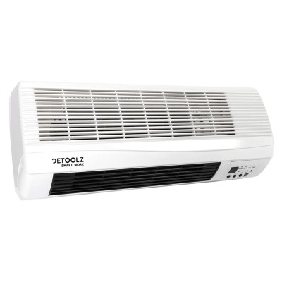 Poza Aeroterma electrica de perete Detoolz DZ-EI1006-G01, 2 kW, 2 trepte de putere, cu afisaj LED si termostat. Poza 40659
