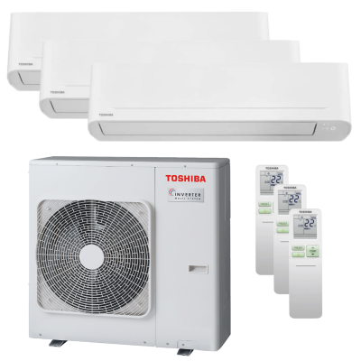 Poza Aer conditionat triplu split Toshiba Yukai, 2 x 10000 + 13000 BTU, inverter, clasa A+++/A++. Poza 41069