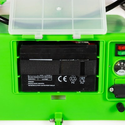 Poza Pulverizator cu acumulator Micul Fermier MF-PA1014-S001-G01, volum 90 litri, cu roti. Poza 41413