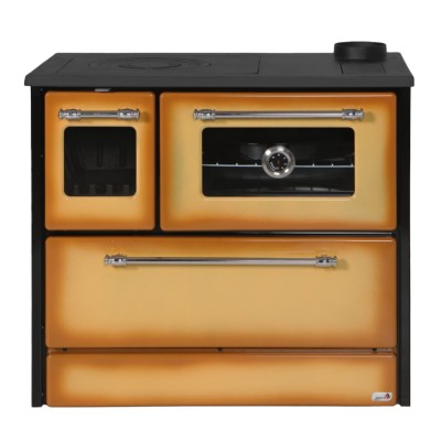 Poza Soba de gatit si incalzit Simge OMEGA Crem, cu plita si cuptor 9 kW, evacuare dreapta. Poza 41629