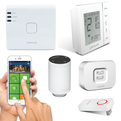 Poza Pachet control independent in fiecare camera Salus IT600 pentru apartament cu 10 calorifere. Poza 41703
