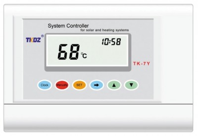 Poza TK-7Y - regulator pentru sisteme solare presurizate SONTEC. Poza 20086