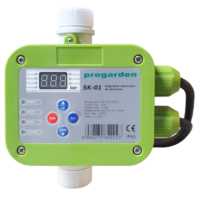 Poza Presostat electronic electropompa ProGARDEN SK-01 max. 2.2kW, 230V, 9.8bar, 1