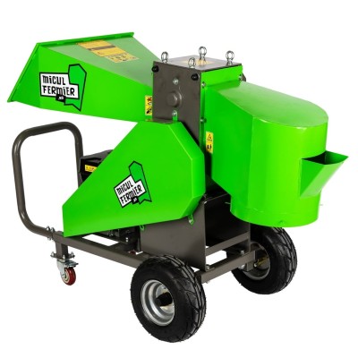 Poza Tocator crengi Micul Fermier MF-MO1008-S001-G01, motor benzina 7 CP, diametru maxim taiere 80 mm, pentru brichete. Poza 43945