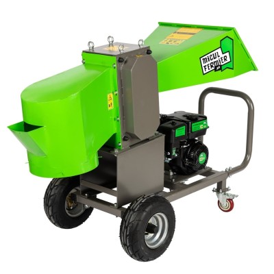 Poza Tocator crengi Micul Fermier MF-MO1008-S001-G01, motor benzina 7 CP, diametru maxim taiere 80 mm, pentru brichete. Poza 43950