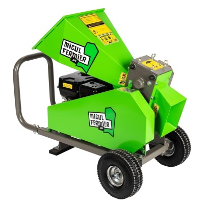 Poza Tocator crengi Micul Fermier MF-MO1008-S001-G01, motor benzina 7 CP, diametru maxim taiere 80 mm, pentru brichete. Poza 43954