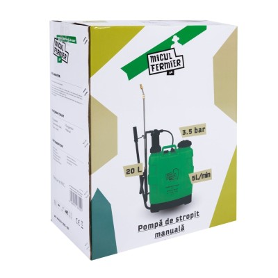 Poza Pompa de stropit manuala Micul Fermier Pandora MF-PM1014-S001-G01, volum 20 litri. Poza 44216