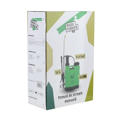 Poza Pompa de stropit cu acumulator Micul Fermier MF-PA1004-S001-G01, volum 12 litri. Poza 44296