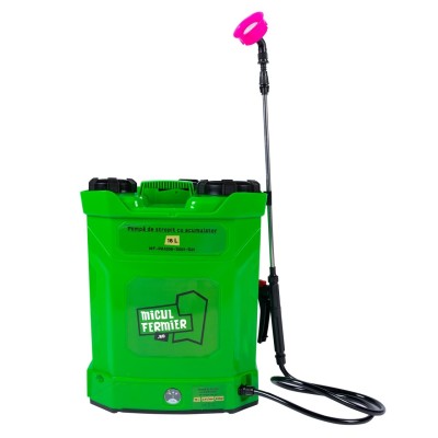 Poza Pompa de stropit cu acumulator Micul Fermier MF-PA1006-S001-G01, volum 16 litri. Poza 44309