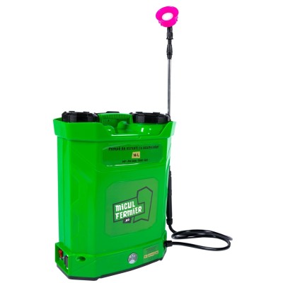 Poza Pompa de stropit cu acumulator Micul Fermier MF-PA1006-S001-G01, volum 16 litri. Poza 44310