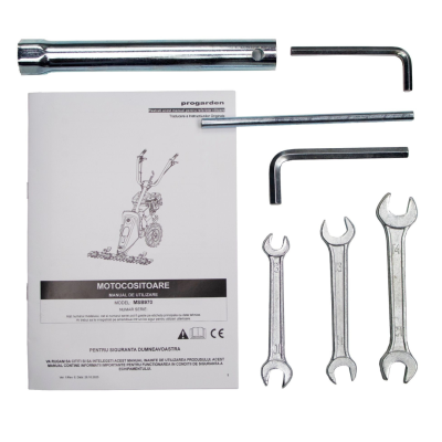 Poza Motocositoare cu bara dubla mobila 97cm ProGARDEN MSB970, 7.5CP, benzina 4T, 2 viteze. Poza 44336