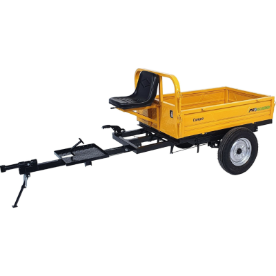 Poza Remorca 500kg minitractor ProGARDEN Campo RM500CT, 1 osie, prindere cupla, roti profil rutier 5.00-12, RIM 3.00B. Poza 44410