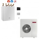 Poza Pompa de caldura monobloc hibrid pentru incalzire si racire Ariston Nimbus M Hybrid Universal 80 NET R32 - 8kW. Poza 27152