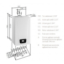 Poza Centrala termica pe gaz in condensare Baxi Luna Duo-Tec E 24 - 24 kw, incalzire + ACM, kit evacuare inclus. Poza 29358