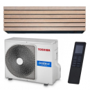 Aparat aer conditionat Toshiba Daisekai 10 Wood, 10000 BTU, Clasa A+++, control WiFi, inverter, design premium, confort maxim