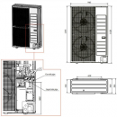 Poza Pompa de caldura 16 kW Immergas Magis Combo 16 V2, hibrid, monofazata, ACM instant cu centrala termica 32 kW. Poza 32417