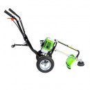 Poza Motocoasa pe benzina cu roti Micul Fermier MF-MC1004-S001-G01, 4CP, 52 CC cu 4 accesorii si pornire rapida. Poza 35615