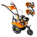 Poza Motocultor Detoolz DZ-M122-S001-G02, 8CP, 212CC, benzina 4T, 1 viteza, 3 viteze, pornire manuala, cu roti. Poza 36582