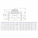 Poza Dimensiuni contor tip woltman pentru apa rece Apator MWN