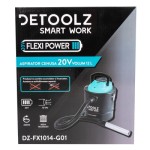 Poza Aspirator de cenusa cu acumulator Detoolz DZ-FX1014-G01, 150W, cu rezervor de 12L si filtru HEPA. Poza 39272
