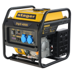 Poza Generator digital invertor open-frame 4kW Stager DigiS 4000i, monofazat, benzina, G2, autonomie pana la 13h. Poza 39379
