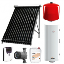 Pachet de baza panouri solare Ferroli cu 15 tuburi vidate ECOTUBE NEW 15 si boiler bivalent ECOUNIT 150 litri