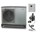 Pompa de caldura aer-apa 10 kW Nibe F2050-10, monobloc, automatizare inteligenta SMO 20, pompa circulatie