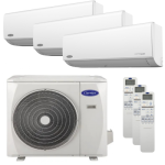 Aer conditionat triplu split Carrier Crystal Ultra Clean Plus, 2x12000 + 18000 BTU, inverter, control WIFI, clasa A++/A+