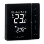 Termostat SALUS VS10BRF, wireless, programabil, cu montaj in doza