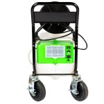 Poza Pulverizator cu acumulator Micul Fermier MF-PA1014-S001-G01, volum 90 litri, cu roti. Poza 41411