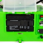 Poza Pulverizator cu acumulator Micul Fermier MF-PA1014-S001-G01, volum 90 litri, cu roti. Poza 41413