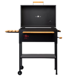 Gratar de gradina cu fonta si capac Miklos Steel PREMIUM FM PLUS 67X40CM