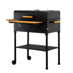 Poza Gratar de gradina cu fonta si capac Miklos Steel PREMIUM FM PLUS 67X40CM. Poza 41777