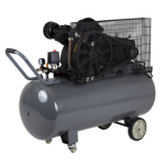 Poza Compresor aer Stager HMV0.6/200, 200L, 8bar, 600L/min, trifazat, angrenare curea. Poza 41848