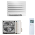 Aer conditionat de pardoaseala 9000 BTU Daikin Perfera Bluevolution FVXM25B-RXM25A9 Inverter, Wi-fi, Flash Streamer, filtru dezodorizare, incalzire accelerata, 2 cai de refulare a aerului