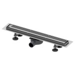 Poza Set canal de dus TECElinus, plat, grila 2 in 1, cu membrana antimiros. Poza 42235