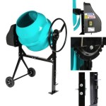 Poza Betoniera Detoolz DZ-C326, capacitate 160 litri, putere 1000W, coroana fonta, cu roti. Poza 42548