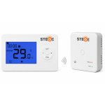 Termostat ambient Stege WT200 RF, fara fir, programabil