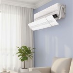 Poza Deflector aer conditionat tip split DOX ACD-HS extensibil, reglabil compatibil universal, 74–104 cm, alb. Poza 44115