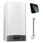 Centrala termica in condensare Ariston Clas One WiFi 30 kW cu termostat WiFi Salus iT500, extragarantie Ariston 2 ani