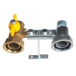 Placa de robineti pentru contor Tecnogas G4   3/4