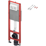 Rezervor WC, incastrat, TECE Base 9400440, 32 x 112 cm, 7 l si sistem de fixare inclus