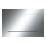 Clapeta actionare rezervor WC incastrat, TECE Now 9240401, cromat lucios, 22 x 15 x 0.5 cm