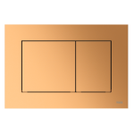 Clapeta actionare rezervor WC incastrat, TECE Now 9240419, alama metalica, 22 x 15 x 0.5 cm