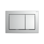 Clapeta actionare rezervor WC incastrat, TECE Base 9240701, crom lucios, 21.4 x 14.5 x 1.8 cm