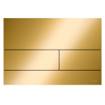 Clapeta actionare rezervor WC incastrat, TECE Square 9240839, otel inox, auriu lucios, 22 x 15 x 0.3 cm