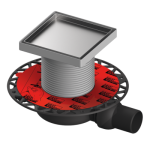 Sifon de pardoseala Tece Drainpoint cu inaltator, 1 iesire D 50 mm, 1 intrare D 40 mm