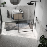 Poza Rigola dus cu gratar din otel inoxidabil periat, TECELineo 15301100, lungime ajustabila 40 - 100 cm. Poza 44851
