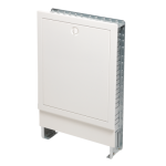 Caseta distribuitor TECEfloor Comfort 110, otel galvanizat, montaj incastrat, alba, 1140 x 780-900 x 110-150mm